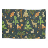  bosdieren, kinderpatroon. kussensloop (Achterkant)