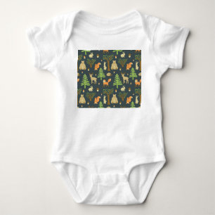 bosdieren, kinderpatroon. romper