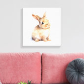 Bosdieren Konijn Print (Insitu (Woonkamer))