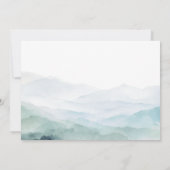 Bosdieren koud buiten Baby shower Kaart (Achterkant)