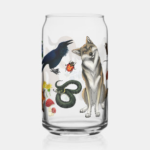 Bosdieren kunnen glaswerk zijn blikvorm glas