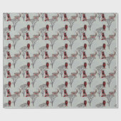 Bosdieren Lumberjack Buffalo Plaid Cadeaupapier (Vlak)