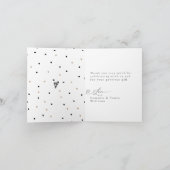 Bosdieren Modern Baby shower Bedankkaart (Binnen)