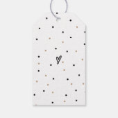 Bosdieren Modern Baby shower Cadeaulabel (Achterkant)