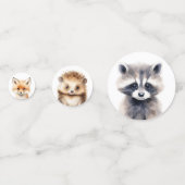 Bosdieren Modern Baby shower Confetti (Voorkanten)