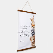Bosdieren Modern Baby shower Hangend Wandkleed (Gebogen)
