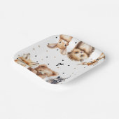 Bosdieren Modern Baby shower Papieren Bordje (Gebogen)