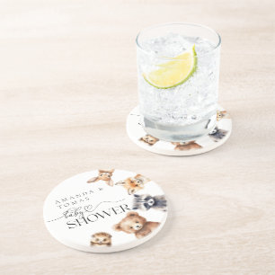 Bosdieren Modern Baby shower Zandsteen Onderzetter