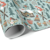 Bosdieren: naadloos. cadeaupapier (Rol Hoek)
