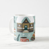 Bosdieren:  naadloos. koffiemok (Voorkant links)
