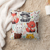 Bosdieren Naadloos Kussen (Deken)