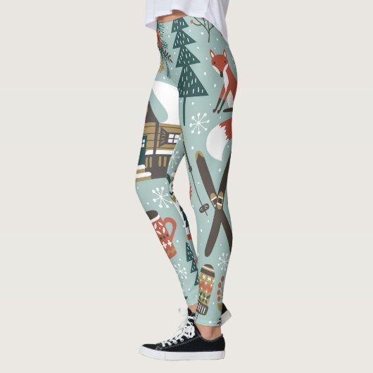 Bosdieren:  naadloos. leggings (Links)