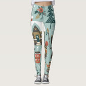 Bosdieren:  naadloos. leggings (Voorkant)