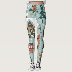 Bosdieren:  naadloos. leggings