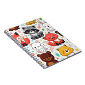 Bosdieren Naadloos Notitieboek (Rechterzijde)