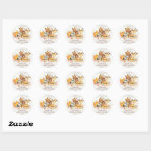 Bosdieren Neutraal Baby shower Favor Sticker (Vel)
