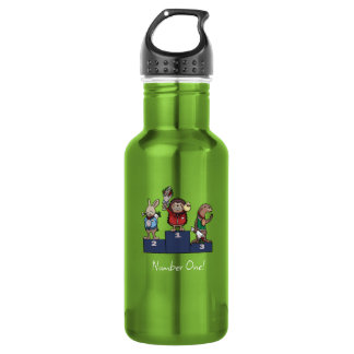Bosdieren Nummer Eén! Cadeau Podium Kunst Waterfles