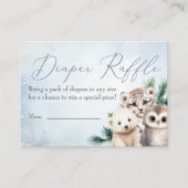 Bosdieren Oh Baby Winter Luier Raffle Informatiekaartje (Voorkant)