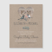 Bosdieren Paren BABY SHOWER (Voorkant)