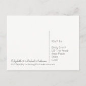 Bosdieren Paren BABY SHOWER Uitnodiging Briefkaart (Achterkant)