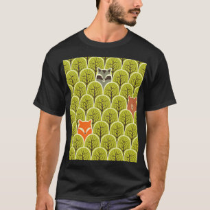 Bosdieren patroon t-shirt