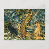 BOSDIEREN, PAUW EN VOS GROENE BLOEM FEESTDAGENKAART (Voorkant)