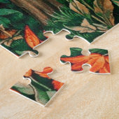 BOSDIEREN Pheasant Red Fox, groene Florenz Legpuzzel (Zijkant)