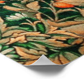 BOSDIEREN Pheasant Red Fox, groene Florenz Poster (Hoek)