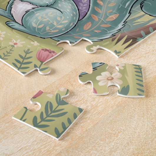 Bosdieren puzzel (Zijkant)