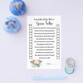 Bosdieren raden wie de Kaart van het Baby shower i (Enkel)