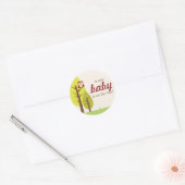 Bosdieren Ronde Stickers (Envelop)