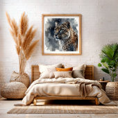 Bosdieren Rustieke Muur Kunst | Natuur Poster