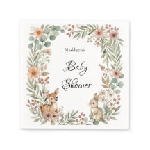 Bosdieren Salie Groene Baby Shower