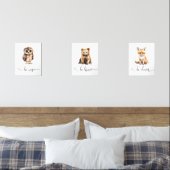 Bosdieren schattig zijn dappere kwekerij muurkunst sets (Slaapkamer)