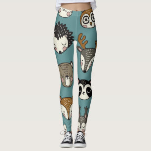Bosdieren Schattige patroon Leggings
