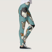 Bosdieren Schattige  patroon Leggings (Rechts)