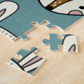 Bosdieren Schattige patroon Legpuzzel (Zijkant)