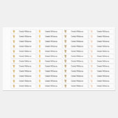 Bosdieren School Dagopvang Naam Labels (Vel)