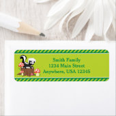 Bosdieren Skunk | Gepersonaliseerd Etiket (Insitu)