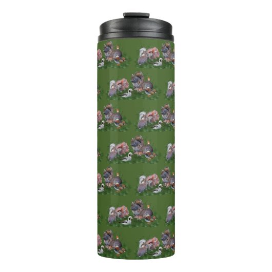 Bosdieren Thermische Bekerkop Thermosbeker (Voorkant)