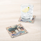 Bosdieren - Tribale Wilde Eén Aanpasbaar Kartonnen Onderzetters (Insitu)