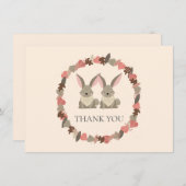 Bosdieren Tweeling Bedankt (Voorkant / Achterkant)