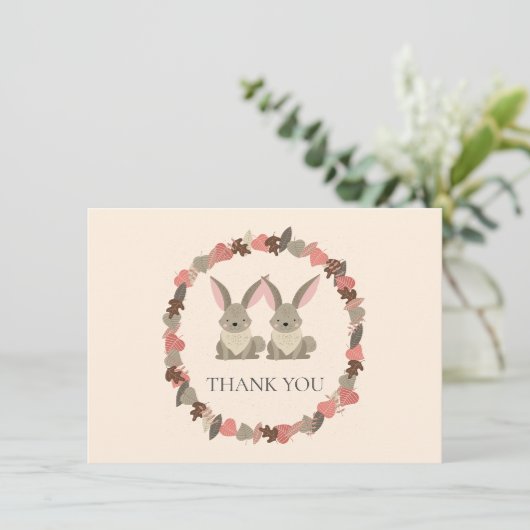 Bosdieren Tweeling Bedankt (Staand voorkant)