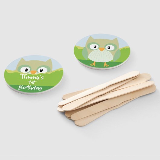 Bosdieren Uil Hand Fan Handwaaier (Niet-gemonteerd)