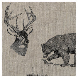 Bosdieren van Collectie van huiden Stof