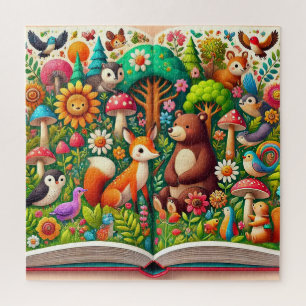 Bosdieren Verhalenboek Cadeau voor deksels Legpuzzel