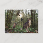 Bosdieren Visitekaartjes (Achterkant)