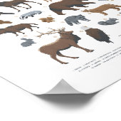 Bosdieren voor kinderkamer en babykamer decoratie (Hoek)