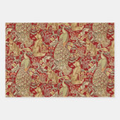 BOSDIEREN, VOORAF, PEACOCK, HARE, RODE GEEL INPAKPAPIER VEL (Voorkant 3)