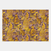 BOSDIEREN, VOORAF, PEACOCK, HARE, RODE GEEL INPAKPAPIER VEL (Voorkant)